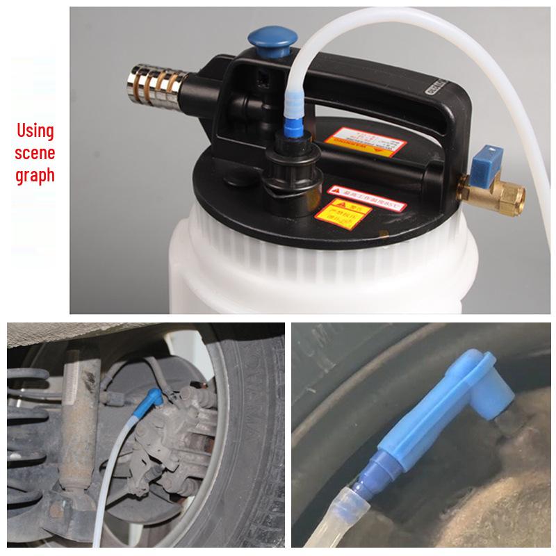 1.2m Pneumatic Brake Fluid Changer Hose & Connector Kit