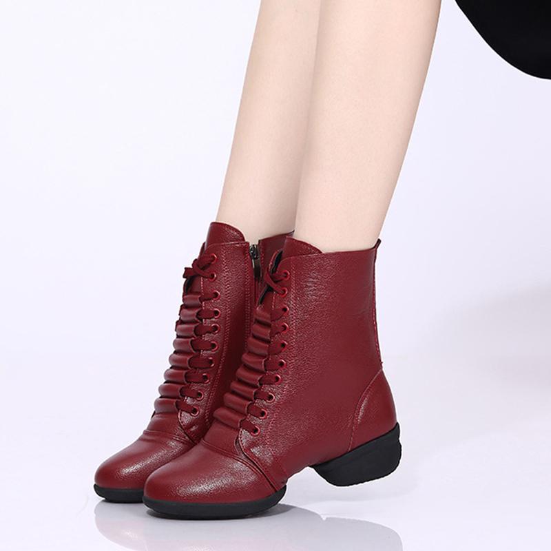 Square Dance Shoes Dancing Shoes Women's Flat-bottom Sailor Dance Shoes