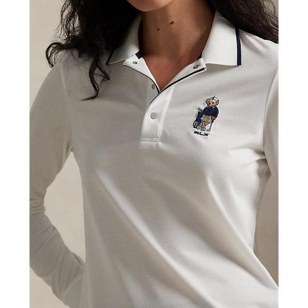 Polo Golf Women Tailored Fit Polo Bear Jersey Polo Shirt  Wmxgkninb920359100 