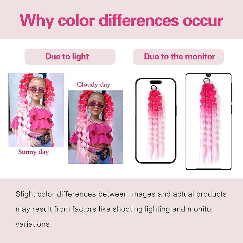 European Style Gradient Lantern Bubble Ponytail: Fashionable Women's Long Hand-woven Braid