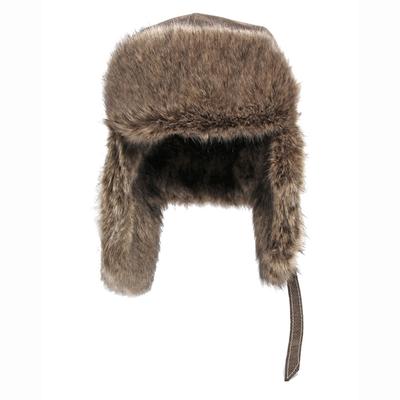 Russian Hat Thick Warm Leather Winter Hat Men Women Windproof Fluffy Fur Bomber Hat Ski Earflap Cap Russian Ushank