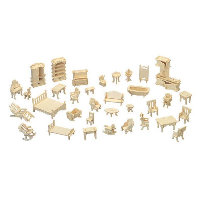 Maquette en bois Mobilier