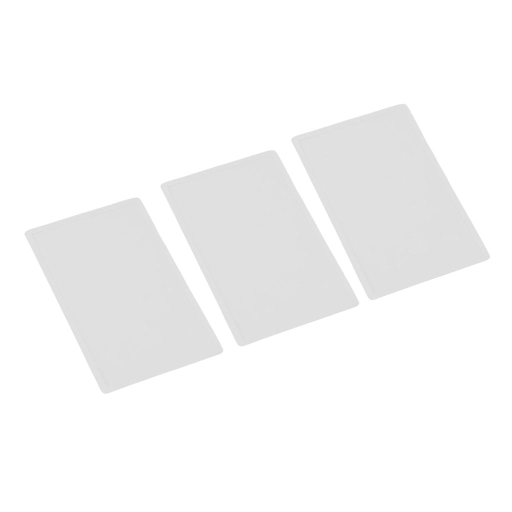 3Pcs Upper Top Screen Lens Replacement Plastic Cover for 2DS Handheld Game Console LCD Screen Parts Accessories