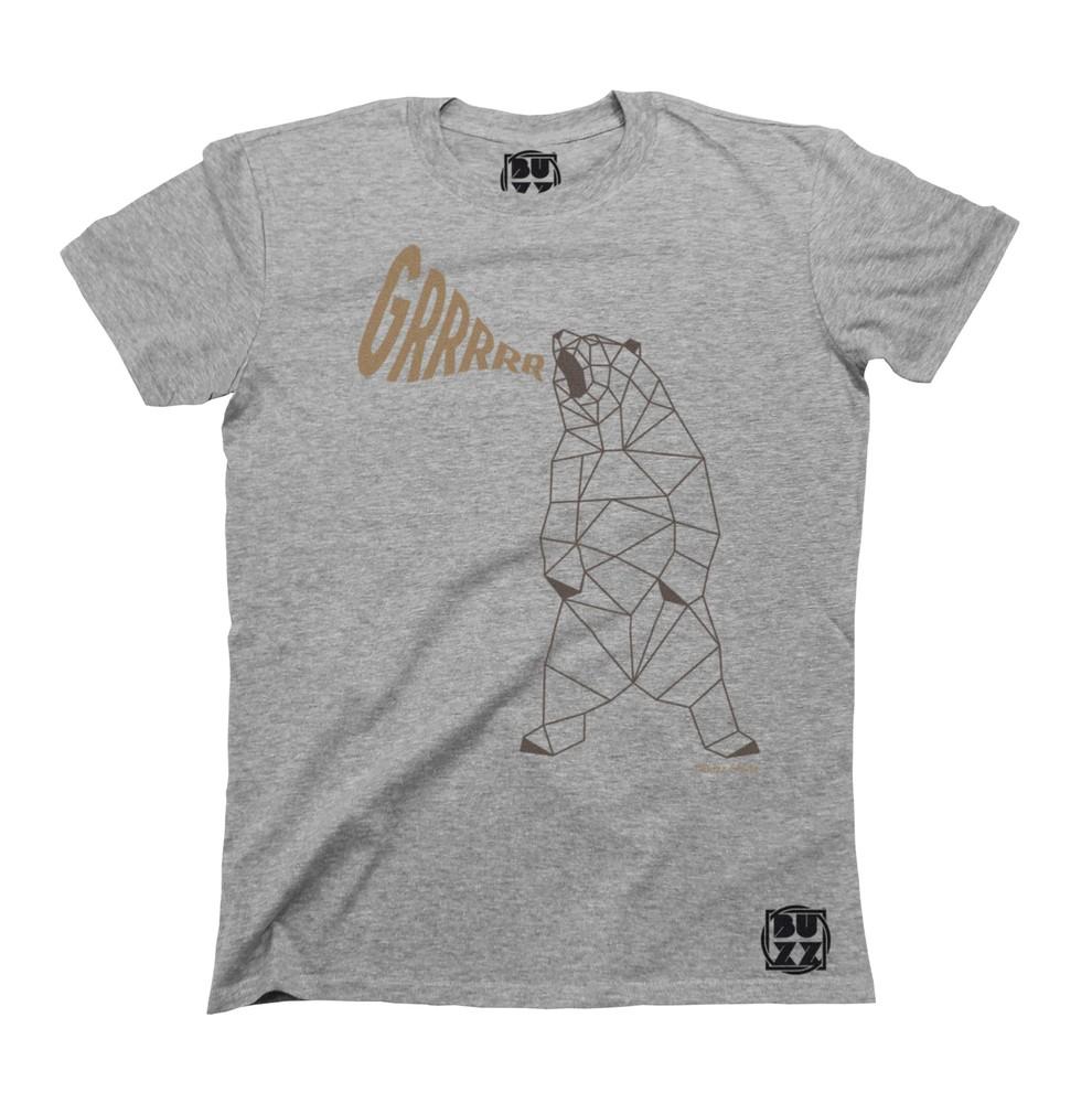 Гррр Злой МЕДВЕДЬ Футболка Хлопок Эко Унисекс Мужская Женская ХИПСТЕРСКАЯ Смешная S
