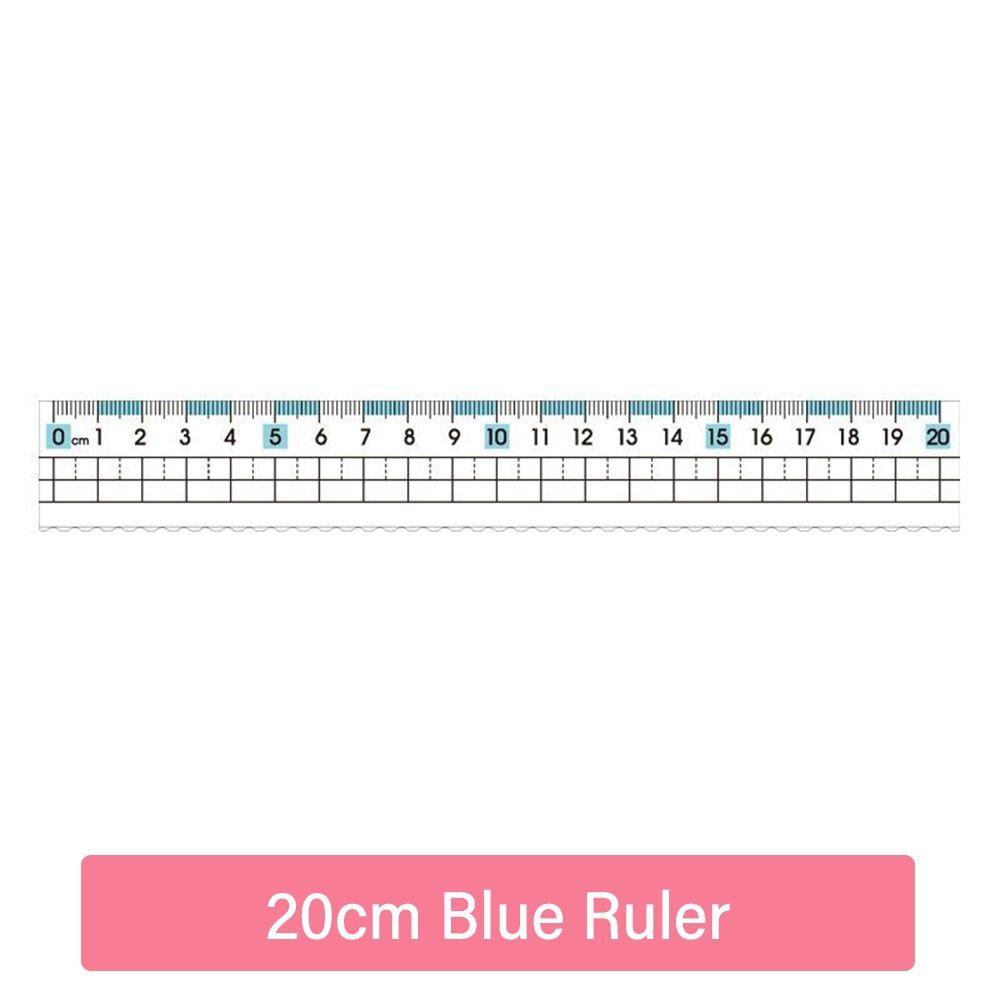 Preventing Myopia Ruler Transparent Straight Rulers Creative Scale Ruler  School Office