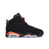Air 6 Retro Grade School 'Infrared' 2019 (Unisex) Black / Infrared 23-Black Kids' Basketball Shoes 384665 060