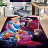 Cinderella Magic Tale Art Carpet for Playroom Bedroom Living Room Sofa Home Decor,kids Game Area Rug Non-slip Floor Mat