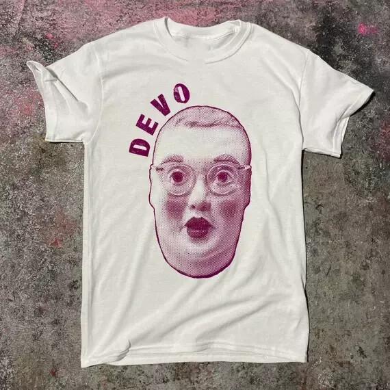 ~HOT NEW!~ Devo Band White Cotton Unisex S-5XL T-Shirt. Unisex T-Shirt S