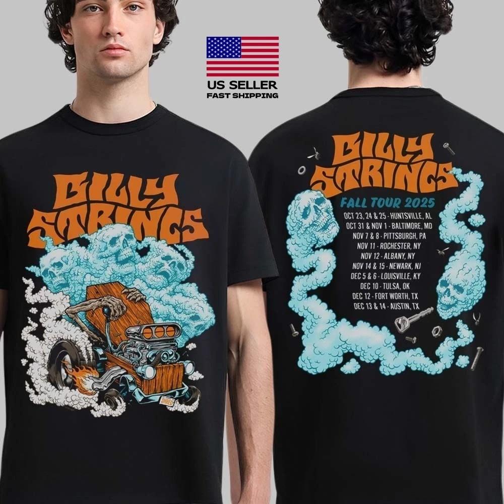 Reprint Billy Strings Fall 2025 Tour Hot Rod Concert Unisex TShirt Unisex T-Shirt XXXL