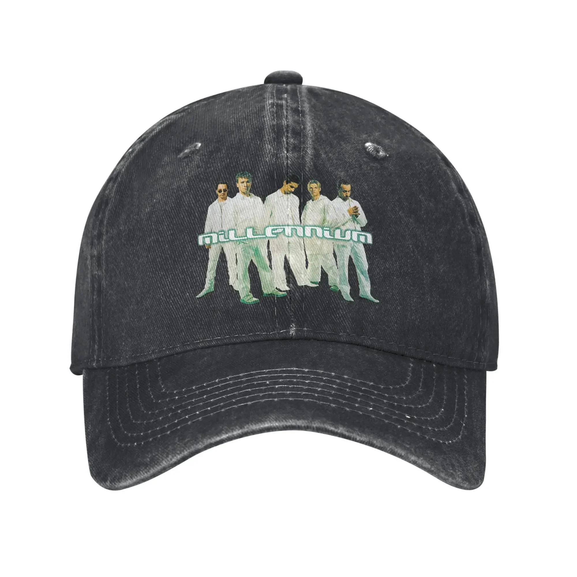 

Backstreet Boys Millenniums Tour Baseball Cap Vintage Distressed Denim Washed Band Music Sun Cap Unisex Outdoor Travel Soft Hats Adjustable