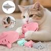 Food Leakage Cat Treat Feeder Fish-Shaped Interactive Cat Toy Cats Slow Feeders  Foraging Game