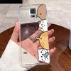For Samsung Galaxy S5 SV GT-I9600 G900F S5 Neo Silicone Aesthetic Fashion Cute Cat Soft TPU Back Cover Transparent Phone Case