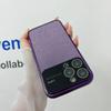 Luxury Glitter Large Window Lens Protective Phone Case For iPhone 15 Pro 15 Plus 15 14 13 12 Pro Max 11 Shockproof Electroplated TPU Back Cover