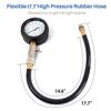 0-300PSI Engine Compression Tester Kit Engine Compression Tester, 8PCS Engine Cylinder Pressure Gauge for Petrol Gas Engine Test