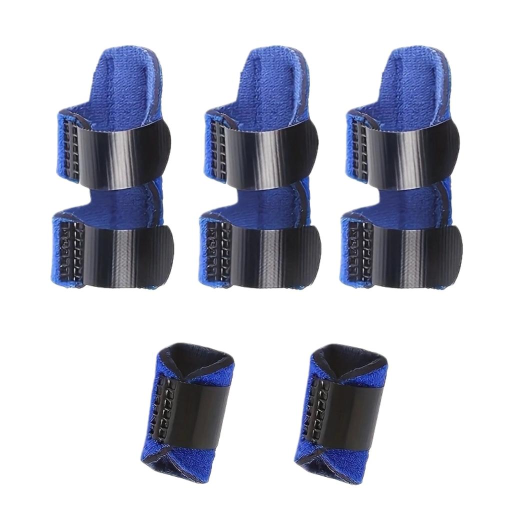 5 Stück/Set Verstellbare Fingerimmobilisierungsbänder Triggerfinger Fixierungsbänder Fingerschiene Fingerstützen Fingerstütz-Set