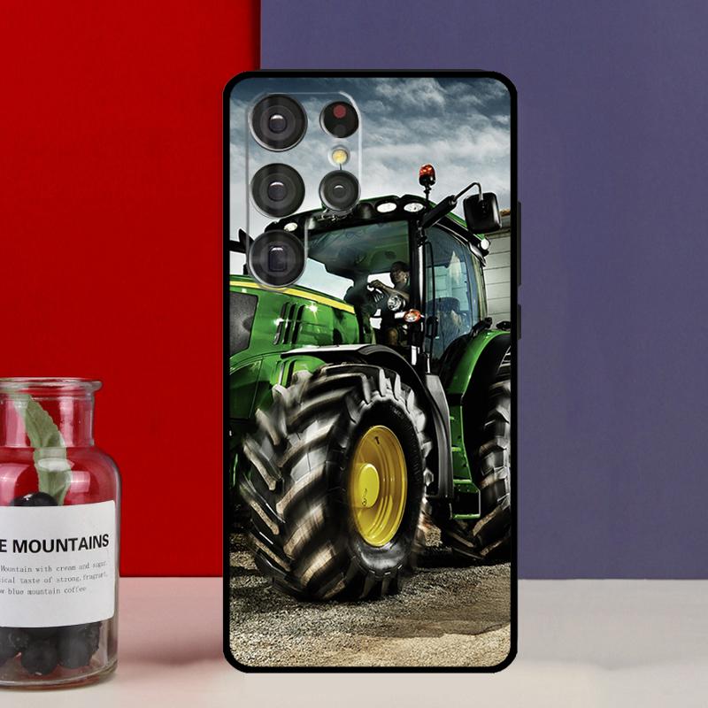 Farm Vehicle Tractor Funda Case For Samsung Galaxy S25 Ultra S9 S10 S20 FE S21 S22 S23 Plus S24 Ultra Phone Cover