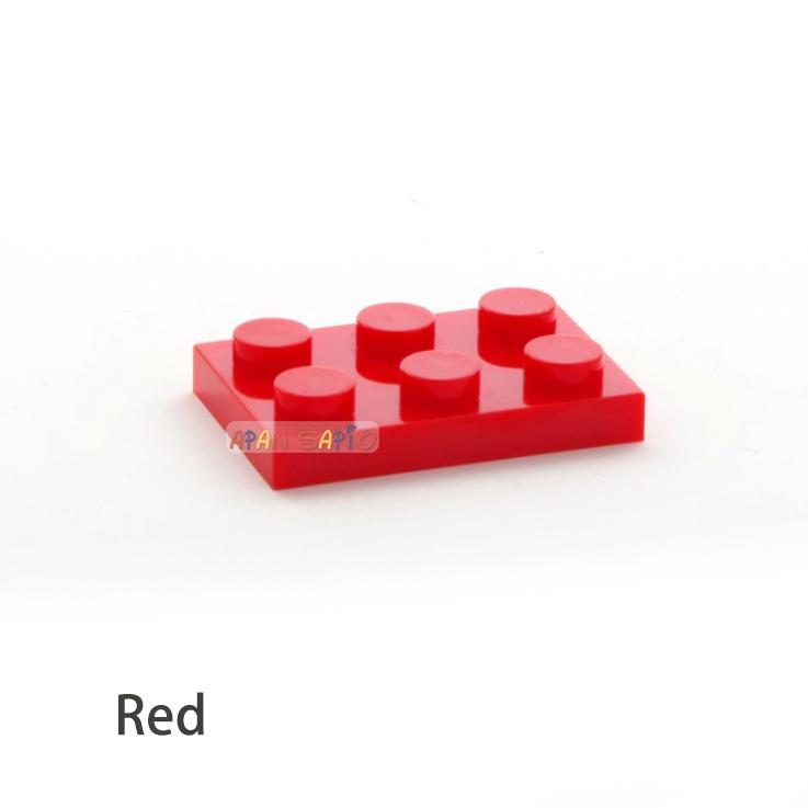 50pcs DIY Building Blocks Thin Figures Bricks 2x3 Dots 12Color Educational Creative Size Compatible With 3021 Toys for Children