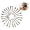 Hair Clips for Rollers, Pin Curl Clip, Metal Duckbill Hair Clips for Women Styling, 24Pcs (3.5 Inch) Silver Larger Alligator Curl L