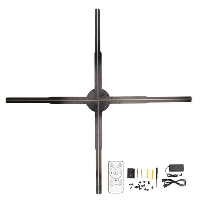 3D hologrammas ventilators Ultra HD 722 LED atbalsta tālrunis APP PC WiFi hologrāfisks reklāmas displejs ar
