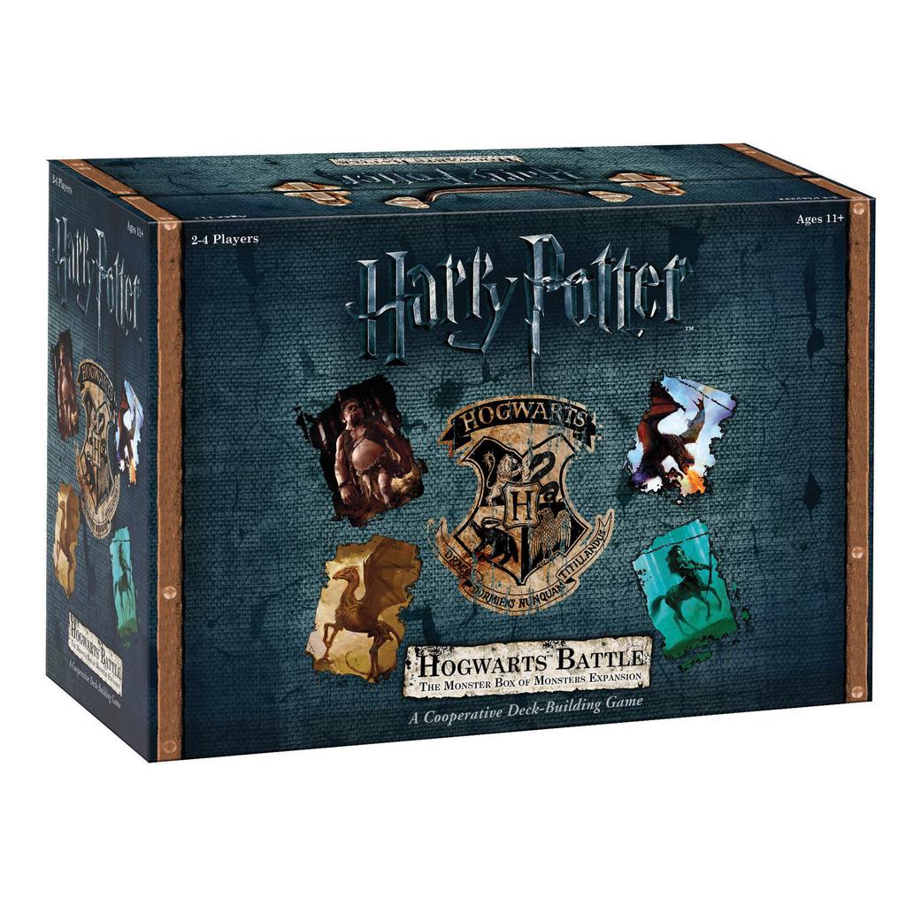 USAopoly Card Game Harry The Battle of Hogwarts Expansion with Monster Box (English Version) Potter