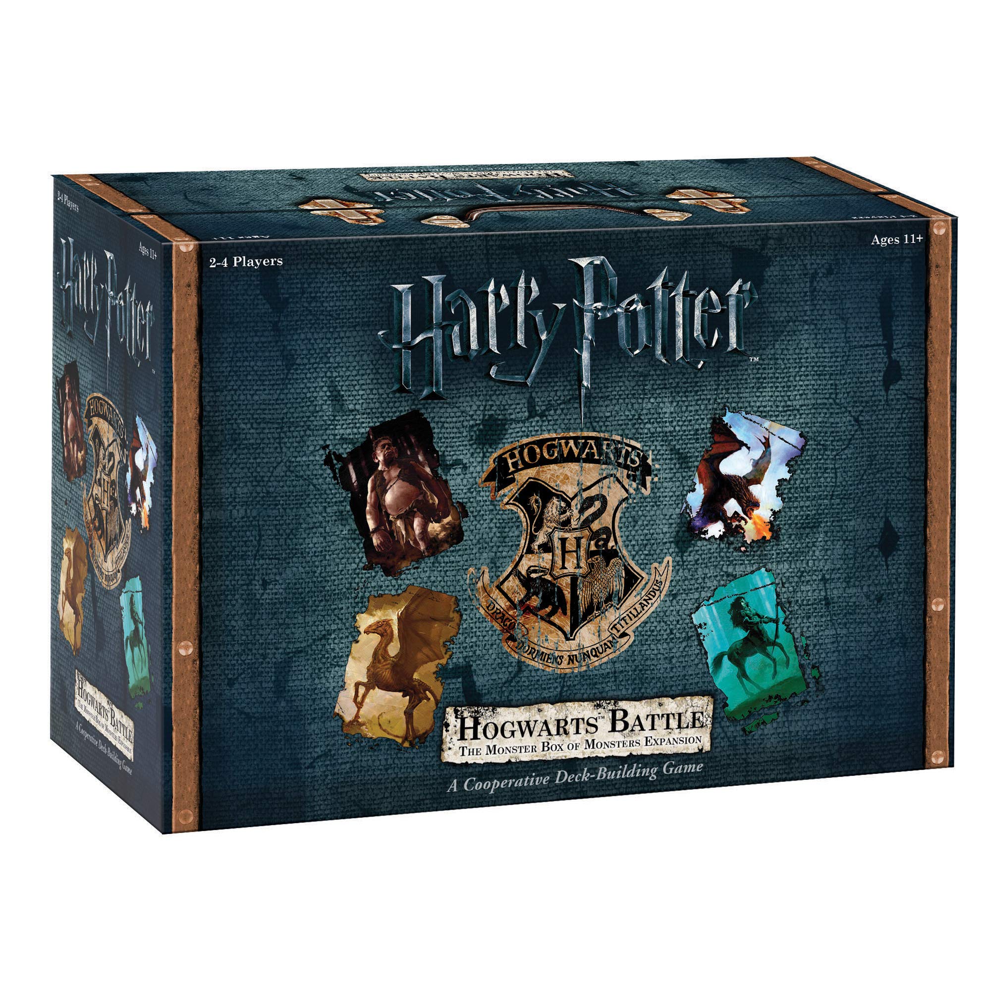 USAopoly Card Game Harry The Battle of Hogwarts Expansion with Monster Box (English Version) Potter