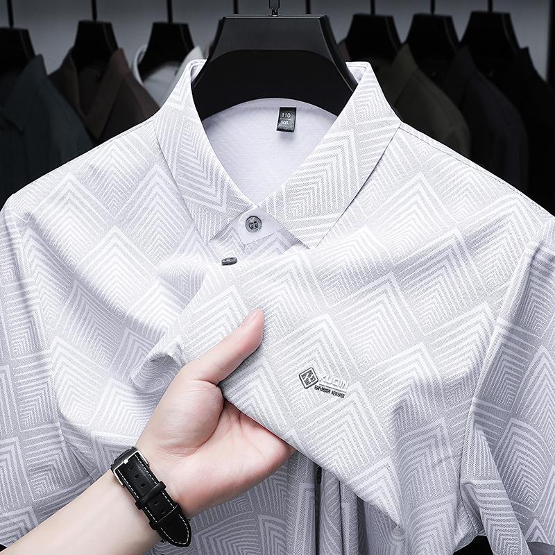 Summer Men's Short Sleeve Shirt Casual Versatile Top