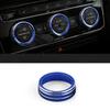 Auto Car AC Control Ring Trim Cover Car Interior Accessories For VW Tiguan Atlas T-roc Ateca FR Passat B8 Variant 2017-2019