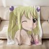 Anime Kawaii Cute L-Lucy H-Heartfilia Flannel Soft Warm Plush Blanket  Sofa Living Room Pet Hogar Bedroom Gift Home Car Portable