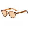 Retro Round Frame Anti-Blue Light Glasses Unisex Outdoor UV-Protective Sunglasses UV400 Ultra-light Eye Protection Eyewear