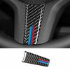 Real Carbon Fiber Steering Wheel Sheet Cover Trim 1X For BMW X3 G01 X4 2018-
