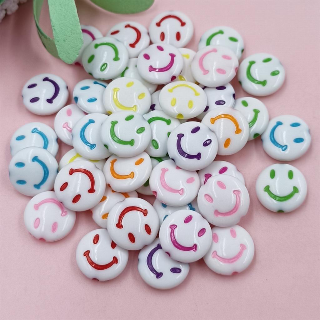 Articole de petrecere acasă Handmade DIY Colier Fulgi de zăpadă Cadouri pentru femei Fete Bijuterii acrilice Brățară 50 Buc Margele libere scoici Floare