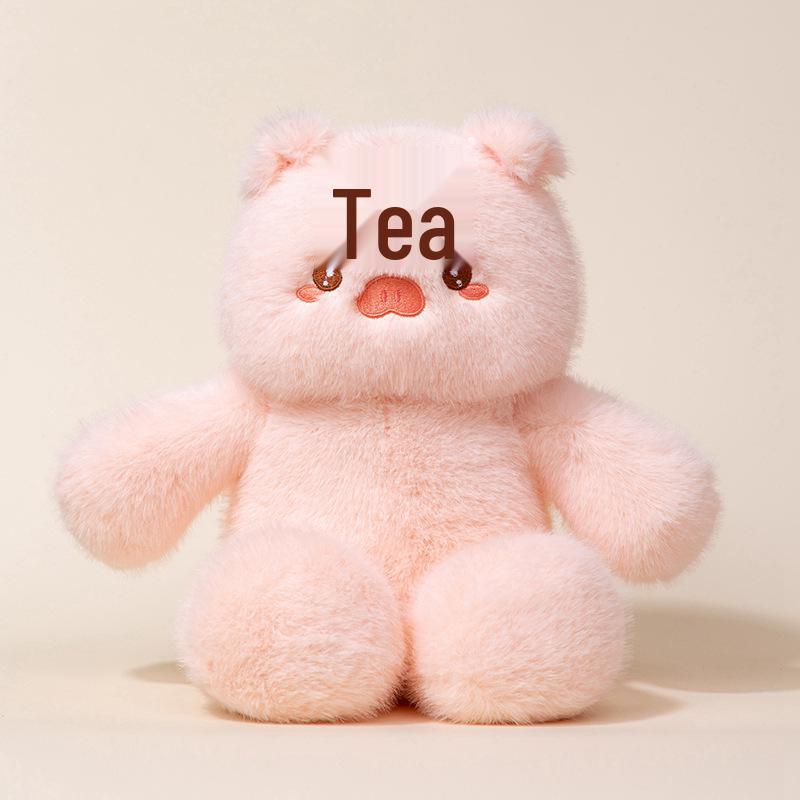 Zaino peluche Duo Gatto e Pecora che Corrono con Bambole Orso e Ape