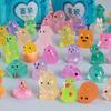 10pcs Cute Animal Geometry Food  Plant Luminous 3D Night Light Adult Ornament Miniature Toy
