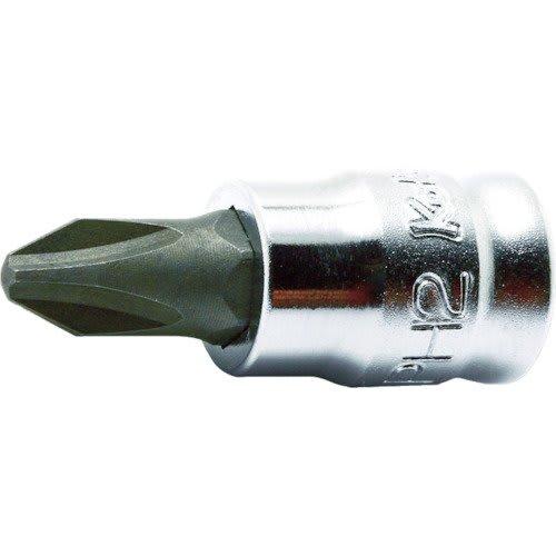 Ko-ken Z-EAL 1/4" Phillips Bit Socket +2 2000Z.28-2