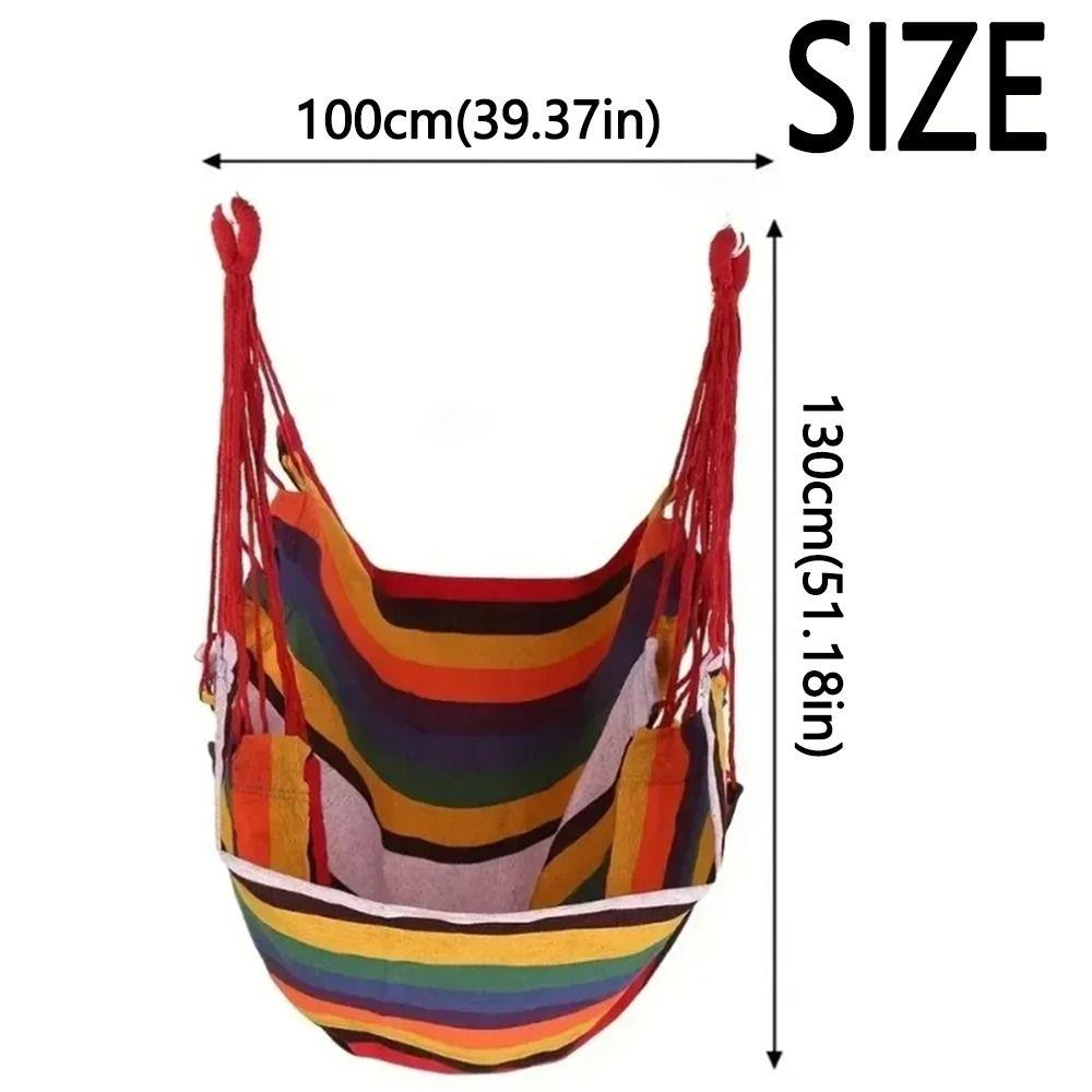 Comfortable Dormitory Hammock Chair Thicken Outdoor Hanging Chair  Patio Relaxation
