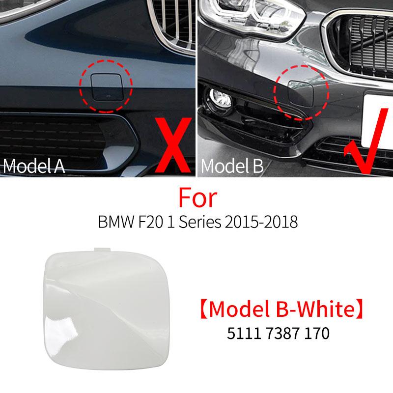 For BMW F20 Car Front Bumper Tow Hook Cover Cap Black White For BMW 1 Series 116 118 120 125i 2012-2018 51117292947 51117387170