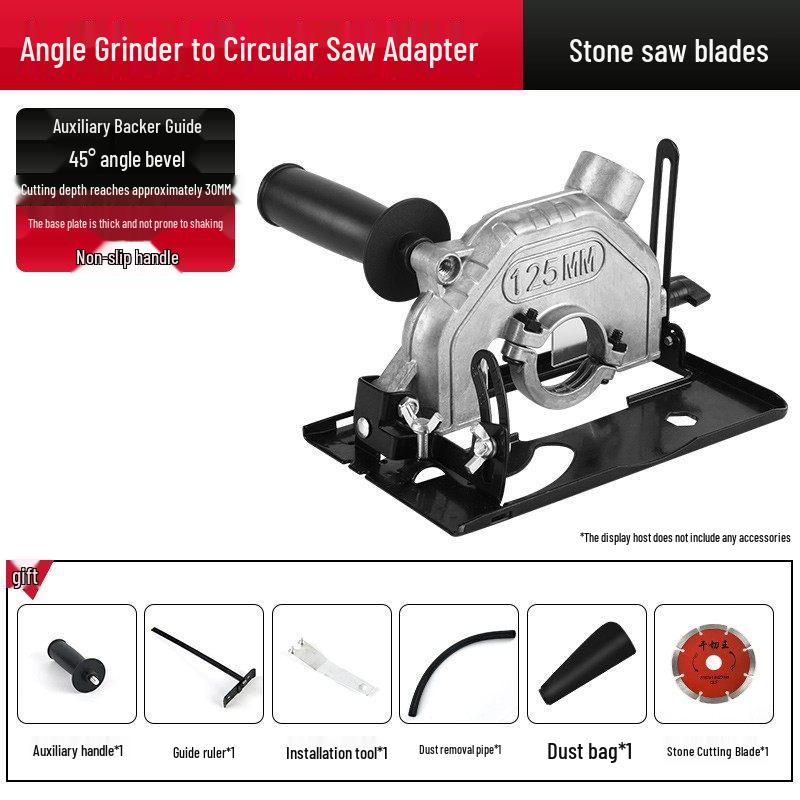Angle Grinder Stand: Multifunctional Cutting Machine Converter with Dustproof Protective Cover