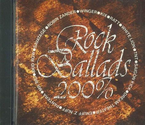 

CD VARIOUS - Rock Ballads 200% AMCY758PROMO EAST WEST 1994 Japan Obi Rock Used