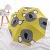 1pc Koala Print Automatic Folding Umbrella, Portable & Foldable Design with 8 Ribs, Casual Outdoor Accessory Halloween and Christmas gifts y