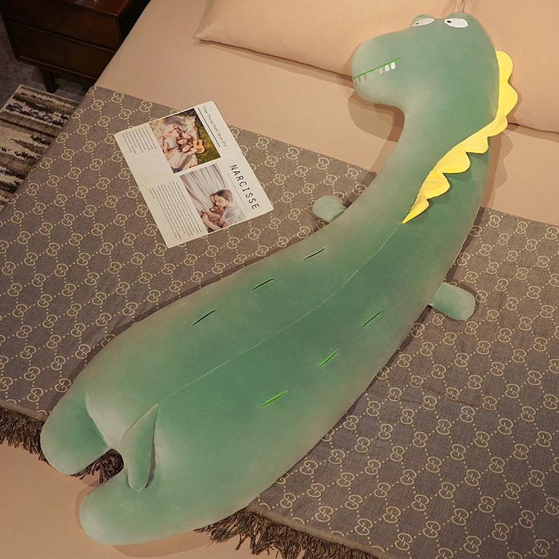 Large Animal Dinosaur Crocodile Pillow Plush Toy Doll Fox Doll Girl Sleeping Soothing Ragdoll Doll