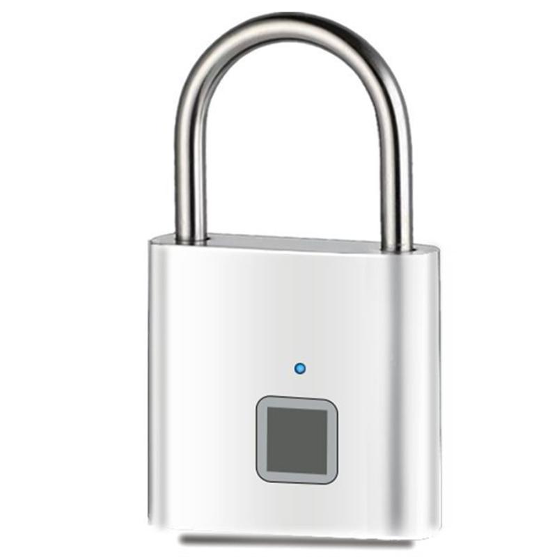 ABNR Fingerprint Lock Electronic Lock Electronic Fingerprint Lock Padlock Outdoor Waterproof And Rust-Proof