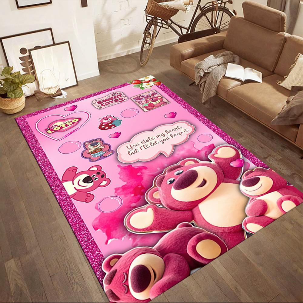 Teddy Bears Seamless Pattern Square rugs are a great choice for living rooms, bedrooms, home décor, and as gifts.