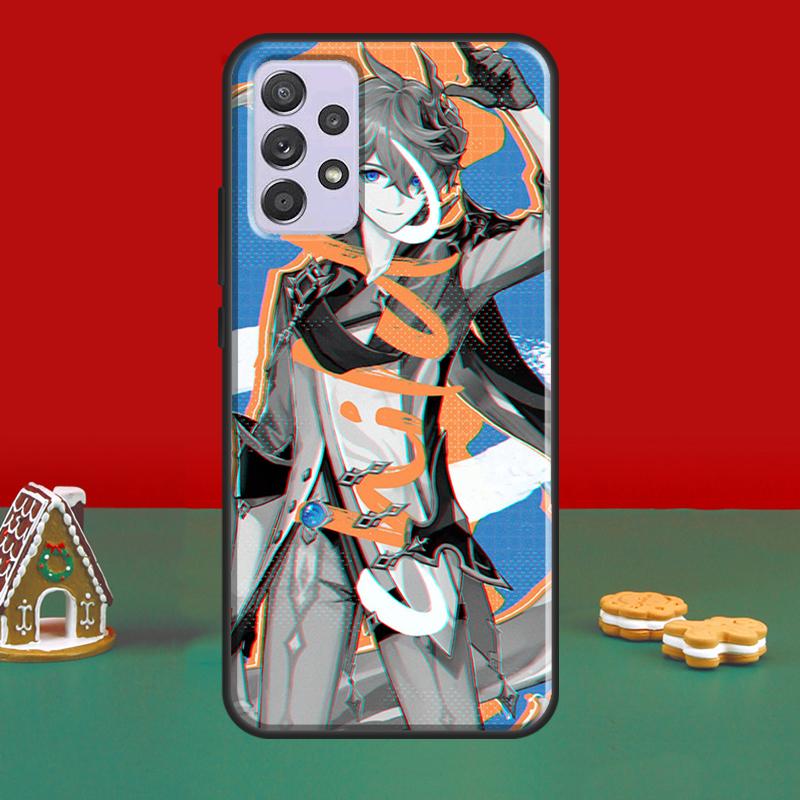 Tartaglia Genshin Impact Cover For Samsung A32 A12 A22 A52 A72 A21S A20e A03S A40 A50 A70 A31 A51 A71 A52S Case