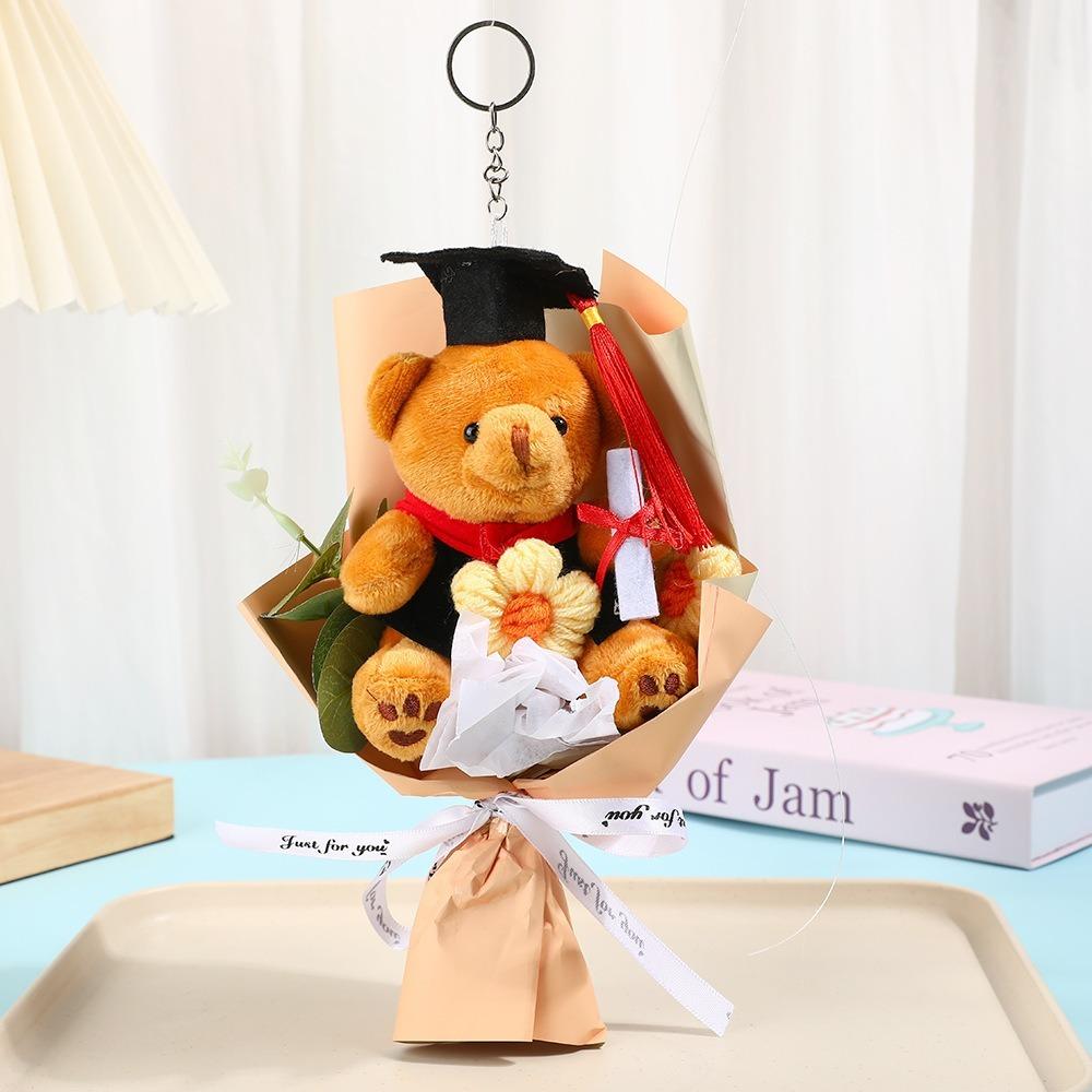 Bouquet Decoration Bear Bouquet Graduation Gift Graduate Dr. Bear Bouquet Teacher'S Day Birthday Party Cartoon Lovely Bear