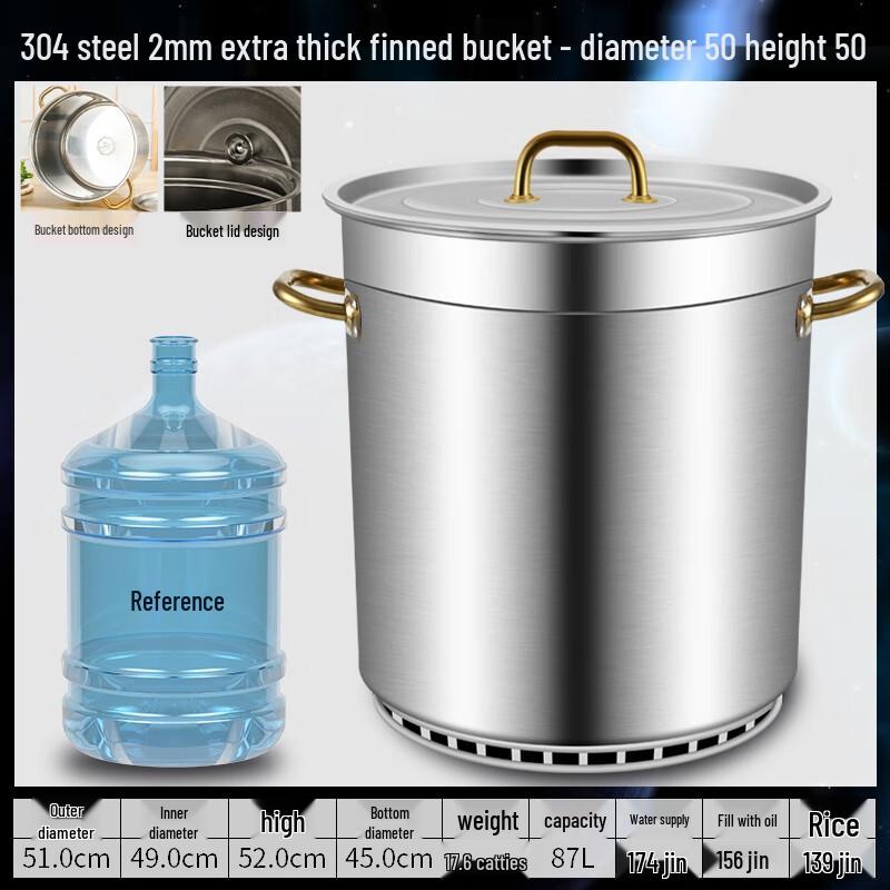 Yode 304 Stainless Steel Energy-Saving Commercial Stockpot