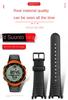 For SUUNTO VECTOR Rubber Watchband Replace Silicone Men's Watch Strap Pin Buckle Accessories Feed Tool Screw Rod