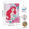 DIY Diamond Painting The Playful Mermaid Princess Cross Stitch Kit Mosaic Art Diamond Painting Full Circle Diamond Home Decoration
