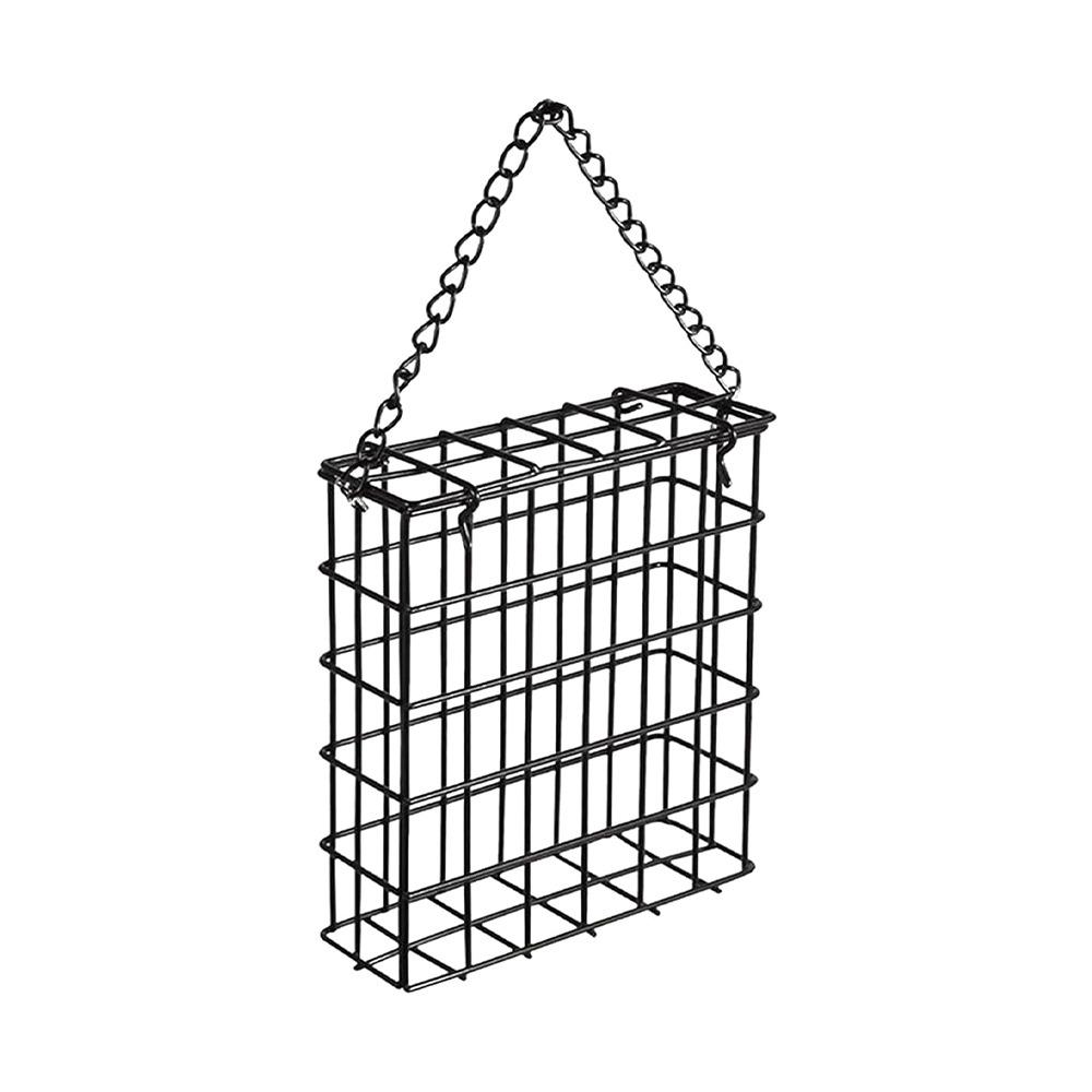 

Metal Wire Bird Food Device Rust Resistant Hanging Bird Feeder Food Dispenser for Bird Lovers Without Hook