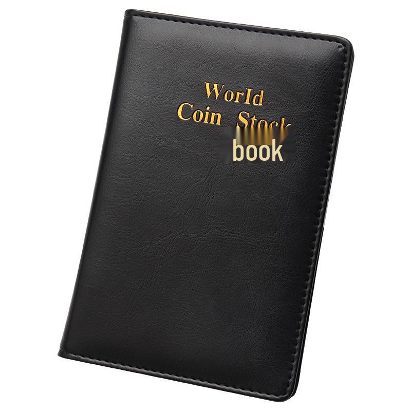 120-Pocket Large Capacity Leather Coin Album for Silver Dollar and Commemorative Coins