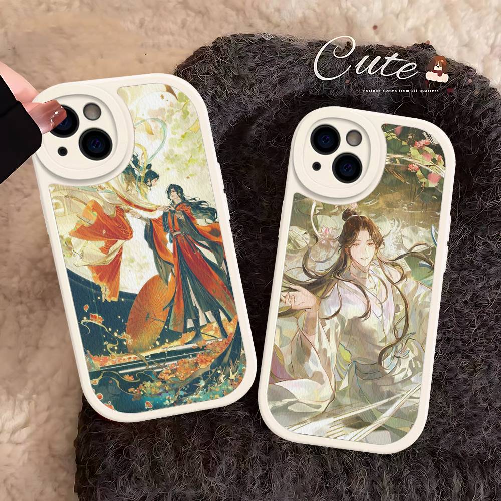 Popular Danmei Anime H-Heaven O-OfficialS B-Blessing Phone Cover For IPhone 16 15 14 13 12 11 Pro Max Plus Leather Soft Case